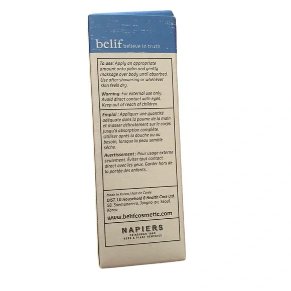 New Belif aqua bomb hydrating body moisturizer - Picture 2 of 4